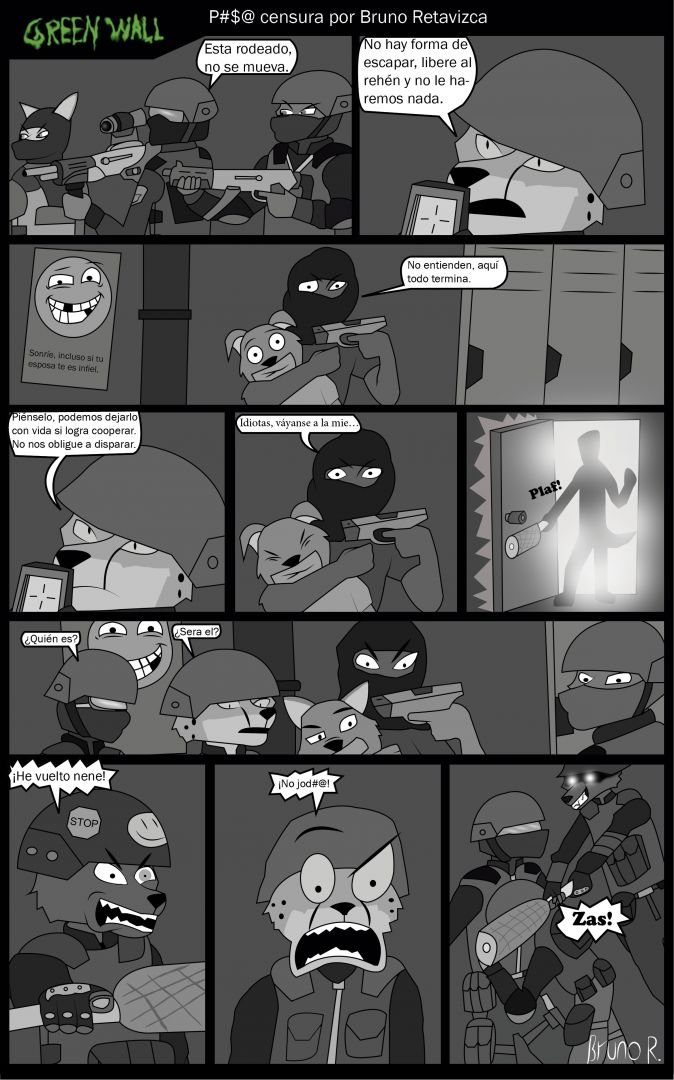 Primer comic de Green Wall, espero que lo