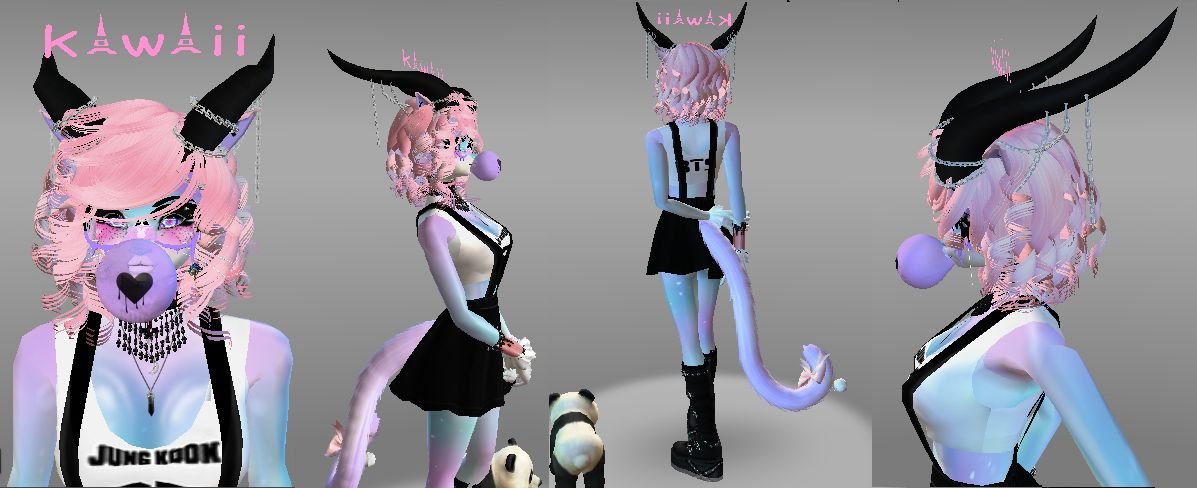 Amo la personalizaciones furry que ofrece Imvu :3