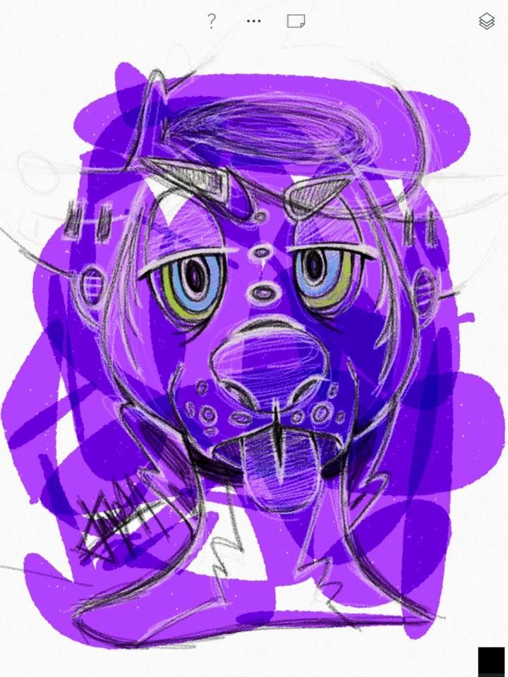 Hecho en el Ipad, jugando con los colores