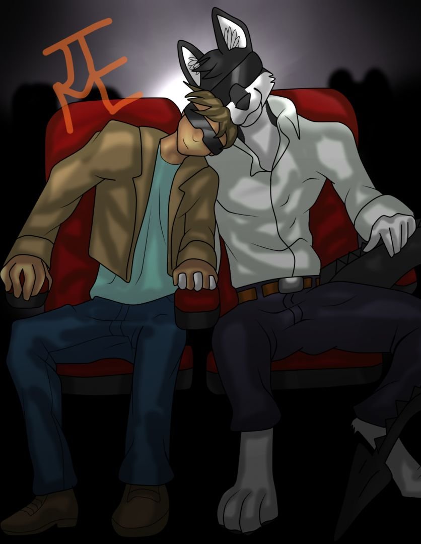 yo y mi novio en el cine