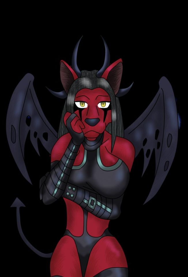 Carmen una de las pocas fursonas femeninas que
