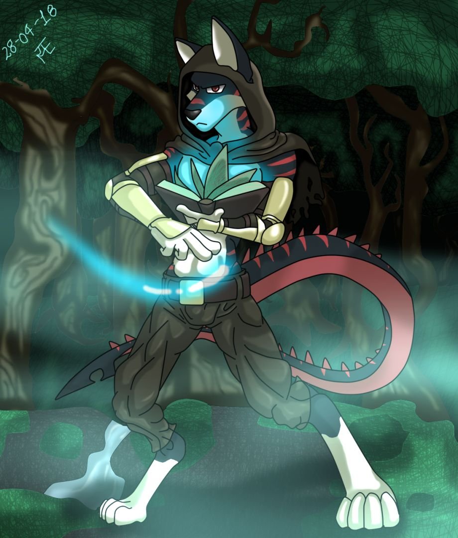 hice este art inspirado en Magic The gatering