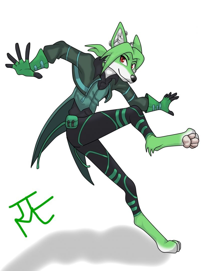 este es Rudy mi fursona secundaria quien fue