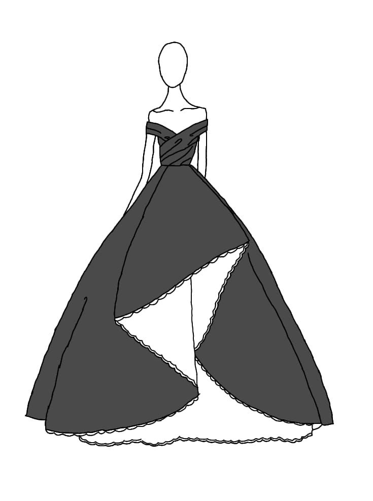 Mi primer vestido de que imagine para un