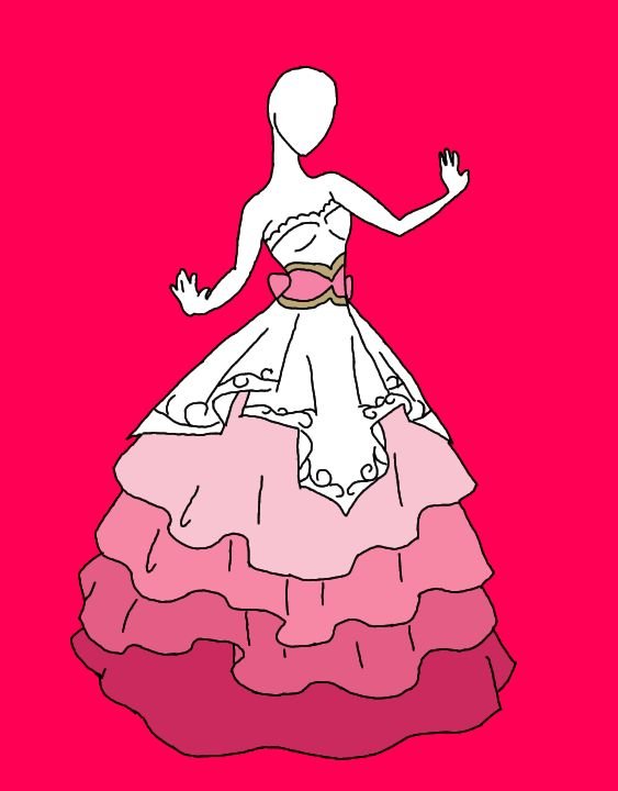 El vestido que le hice a mi tia