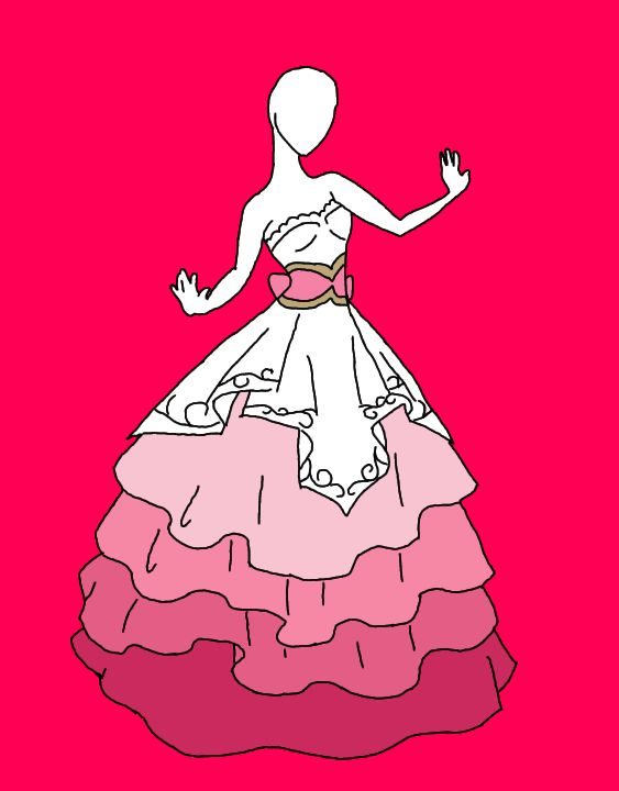 El vestido que le hice a mi tia