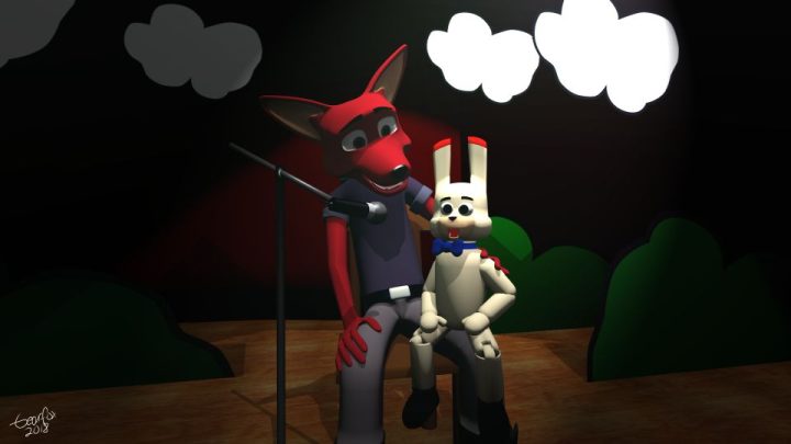 Una pequeña función de ventriloquia. Aunque por las
