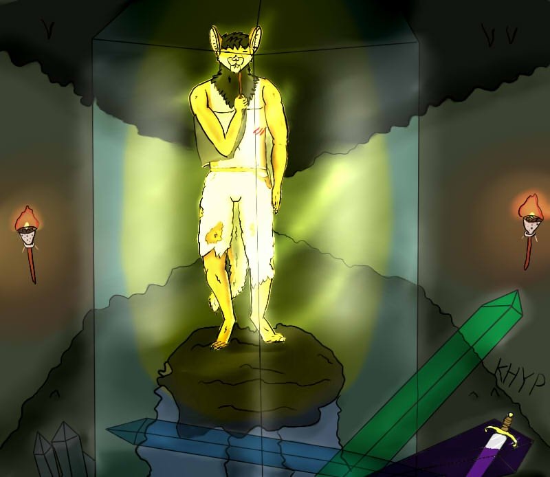 Atrapado en un cristal