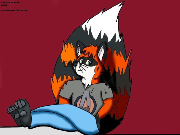 dibujo que le ise a alex fox
