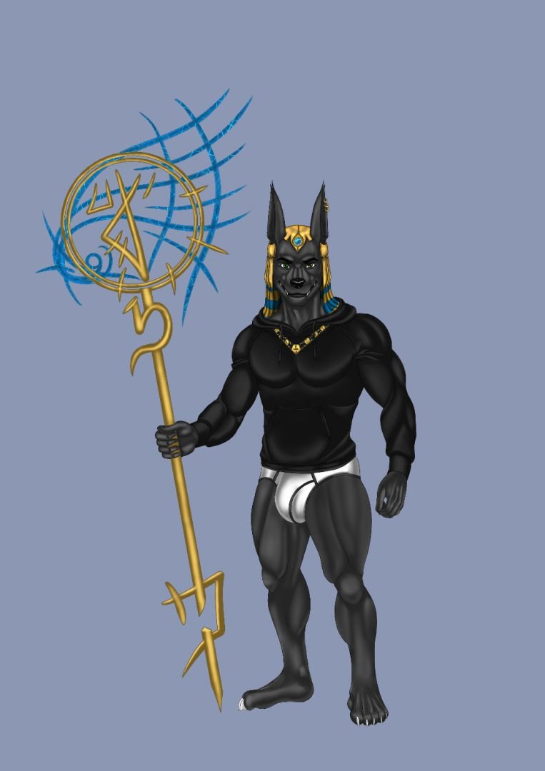 Anubis mi fursona