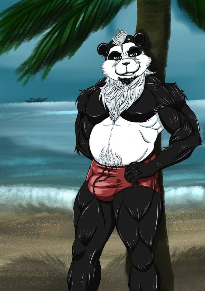 Dan, panda, bromista, juguetón y le gusta coquetear
